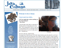 Tablet Screenshot of javacabanacoffeehouse.com